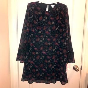 Paisley Peasant Dress